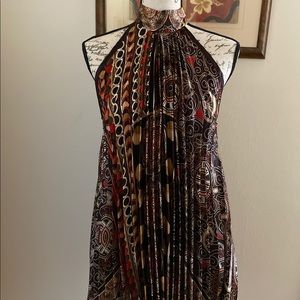 Mockneck Accordion Dress by Flamingo